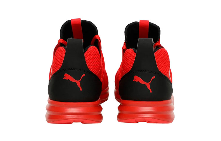 Shop Puma Enzo Weave Low-Top Laufschuhe Rot/Schwarz 191487-06