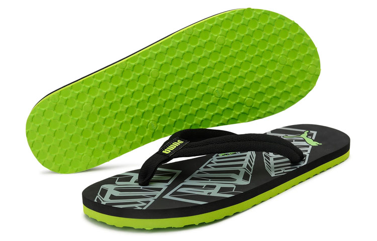 Lookbook Puma Epic Flip V1 Slides ''Zwart Groen'' 380279-01