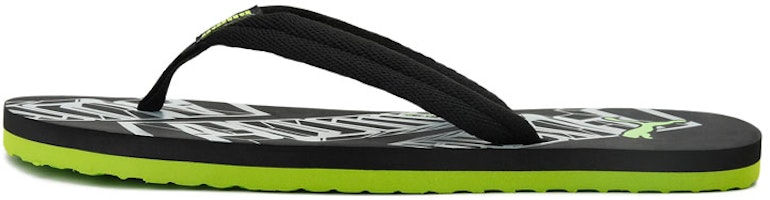 Puma Epic Flip V1 Slides 'Black Green' 380279-01 Puma Epic Flip V1 Slides 'Black Green' 380279-01