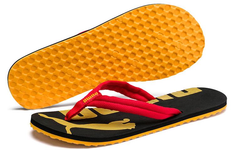 Order Puma Epic Flip V2 拖鞋 黑/金/紅
