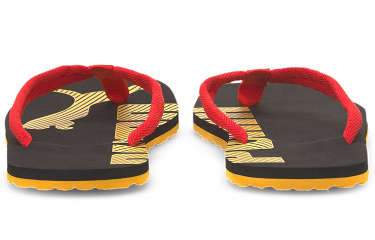 Shop Puma Epic Flip V2 拖鞋 黑/金/紅