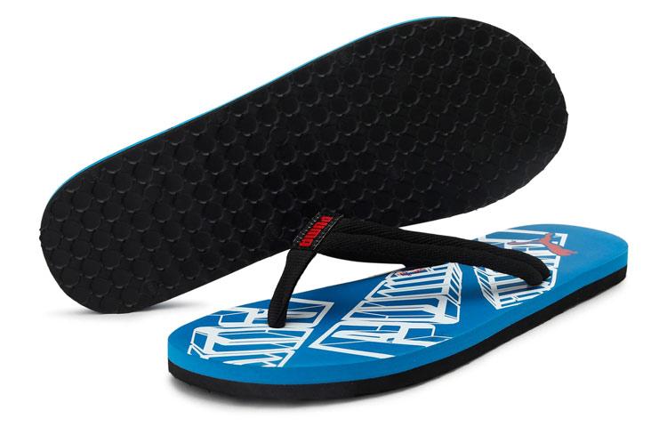 Shop Puma Epic Toss V1 ''Zwart Blauw'' Slides 380279-02