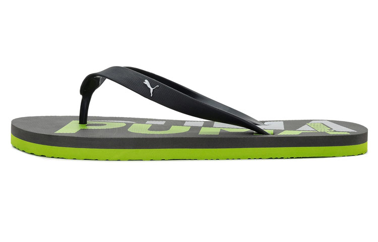 Puma Epsom V1 Slides 'Black Green' 380280-02