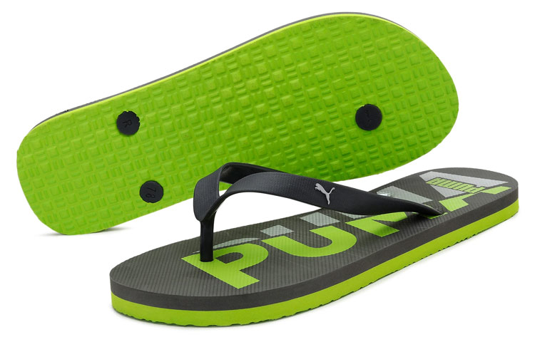 Shop Puma Epsom V1 Slides ''Zwart Groen'' 380280-02