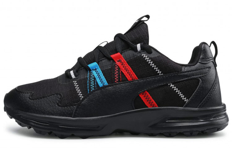 Puma Escalate Resist 'Patchwork Colorblock Black Blue Red' 194139-01