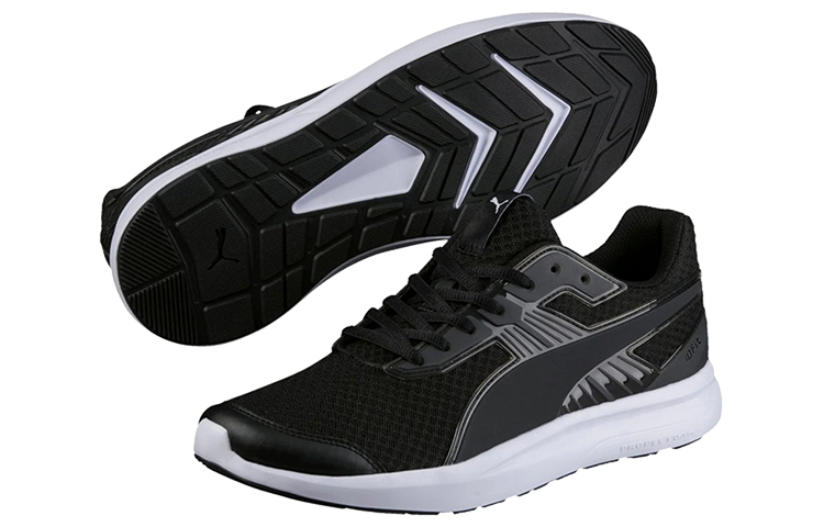 Shop Chaussures de Course Puma Escaper Pro Basses Noir/Gris 364259-01