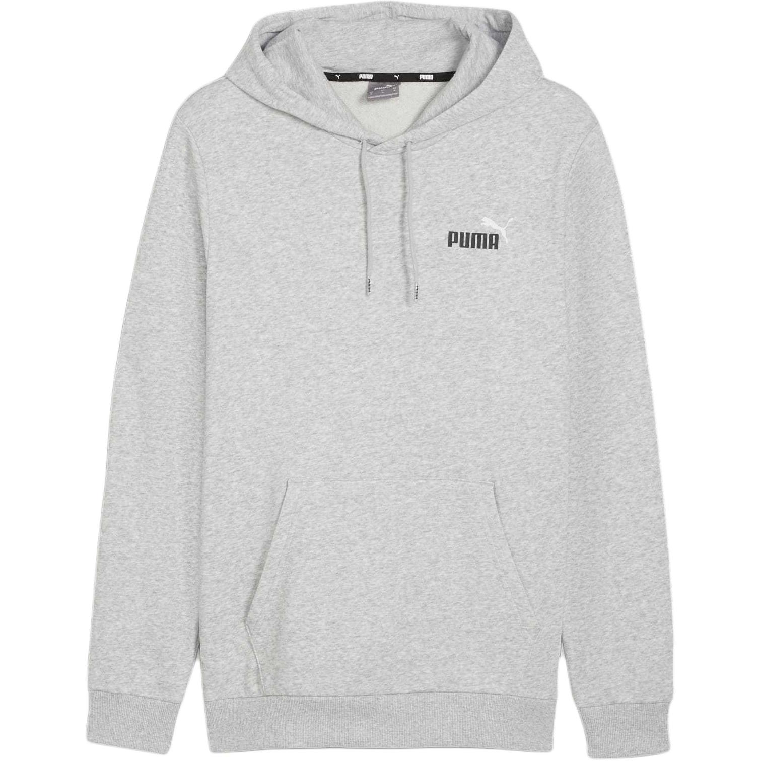 Puma ESS+ 2 Gray Hoodie Casual Solid Color Long Sleeve Sweatshirt 680990-04