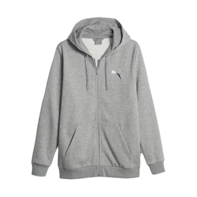 Puma ESS+ Full-Zip Hoodie Grey Long Sleeve Sweatshirt 675925-03