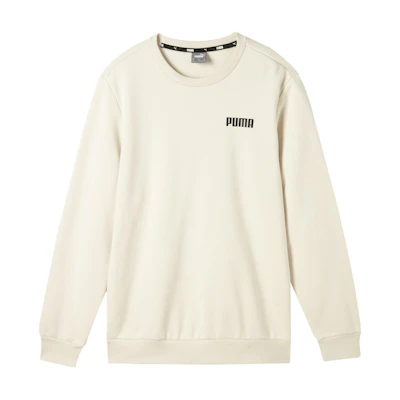 Puma ESS Crew Sweatshirt White Long Sleeve Casual Pullover 847460-87
