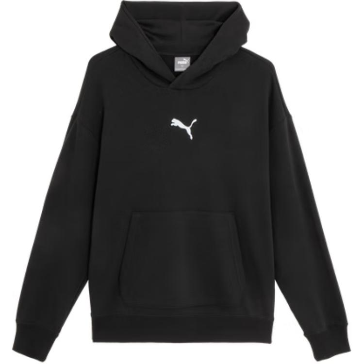 Puma ESS Hoodie FT Black Pullover Casual Sports Hoodie 683480-01
