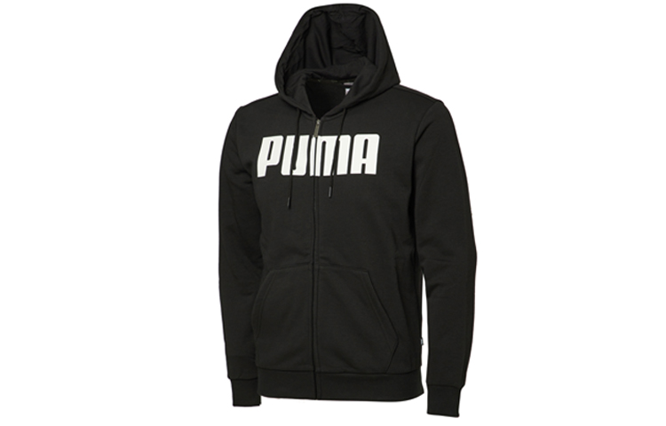Puma ESS Printed Hoodie Jacket Black 855280-01