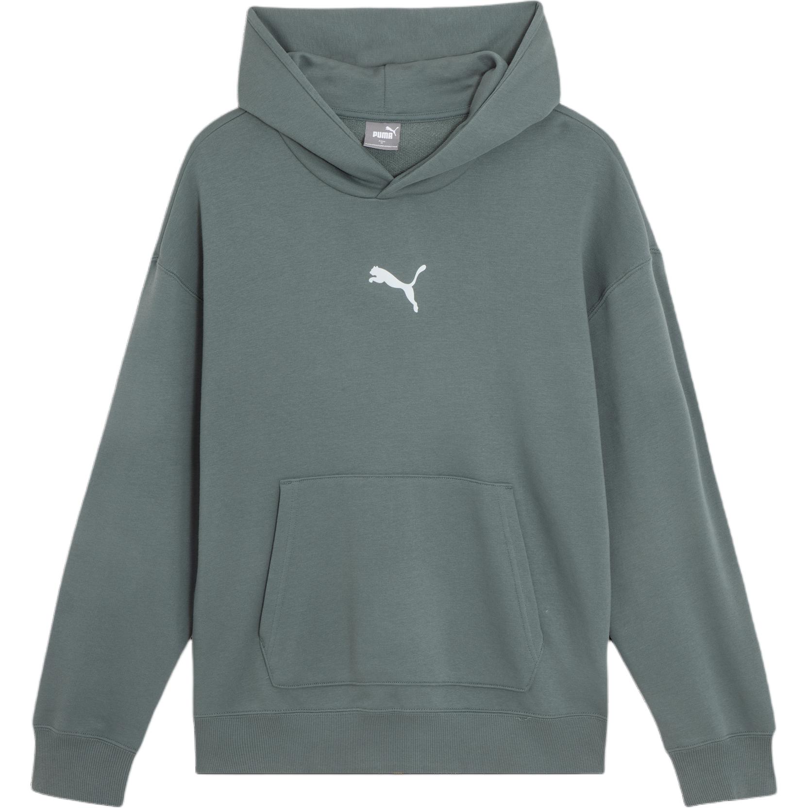 Puma ESS Relaxed+ Hoodie FT Men’s Casual Pullover Green 683480-82