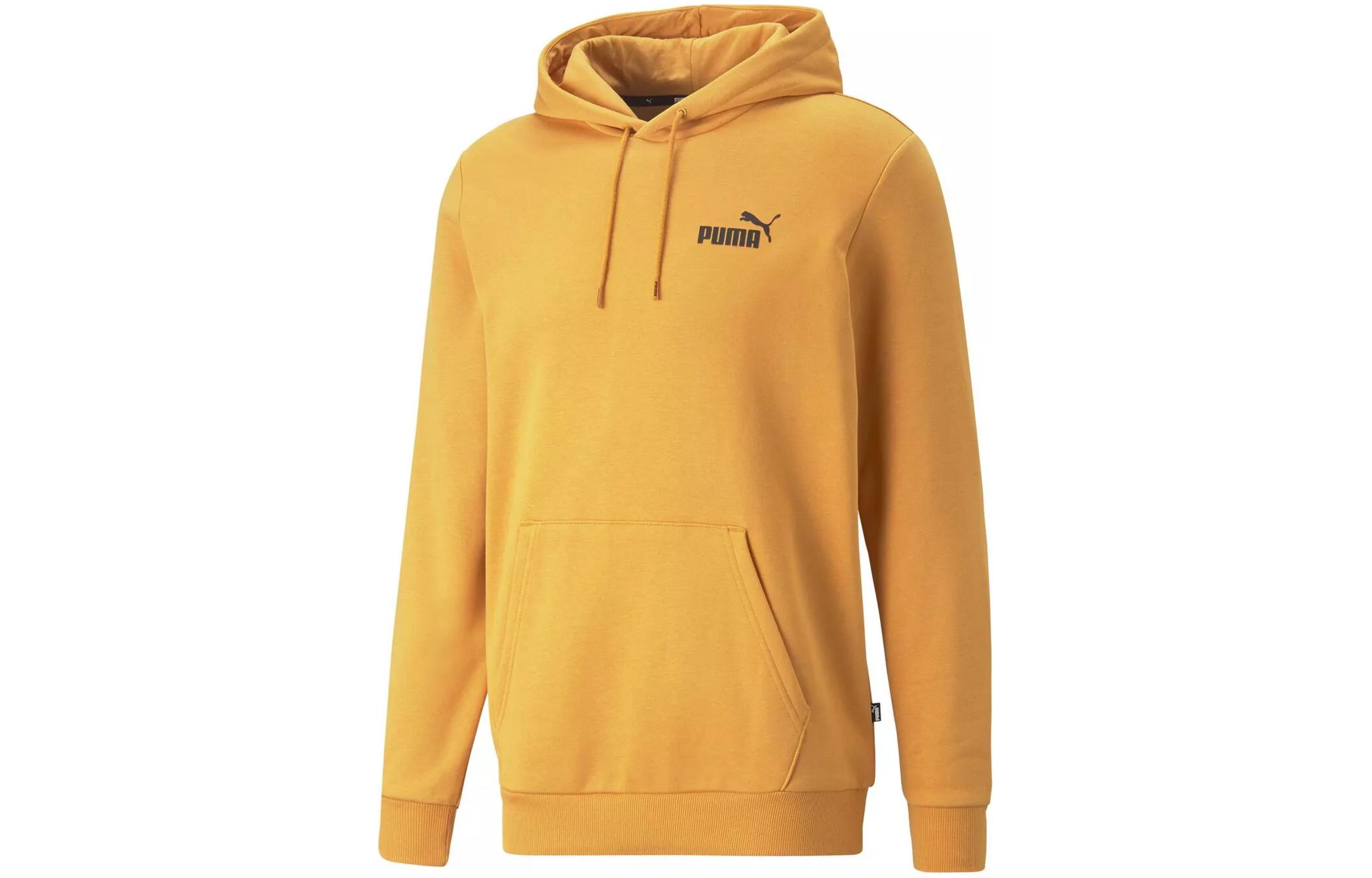 Puma ESS Small Logo Hoodie FL (S) Pullover Hoodie Orange 586691-27