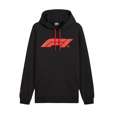 Puma ESS SS24 F1® Colorblock Logo Print Hoodie Black - Comfortable & Breathable 627224-01