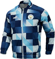 Puma Essentials+ Logo Printed Blue Plaid Breathable Jacket for Men 769468-13 Puma Essentials+ Logo Printed Blue Plaid Breathable Jacket for Men 769468-13