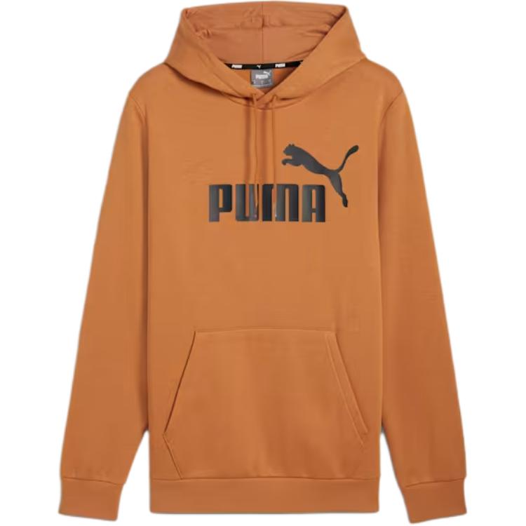 Puma Essentials Big Logo Hoodie Men Caramel Latte Pullover 586687-19