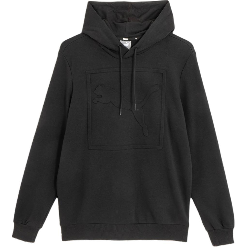 Puma ESSENTIALS CAT Logo Hoodie Black - Comfortable & Minimalist Design 673848-01