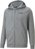 Puma Essentials Full-Zip Hoodie Grey Casual Sweatshirt 847242-02 Puma Essentials Full-Zip Hoodie Grey Casual Sweatshirt 847242-02
