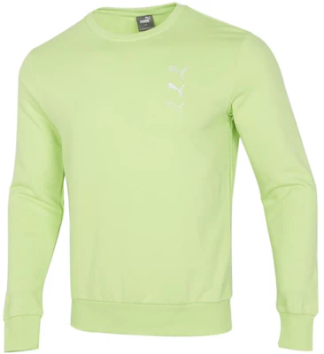 Puma Essentials Green Crewneck Long-Sleeve Sweatshirt 535016-81 Buy Puma Essentials Green Crewneck Long-Sleeve Sweatshirt 535016-81