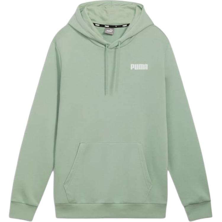 Puma Essentials Hoodie Comfortable Minimalist Soft Sweater Mist Green 847229-54