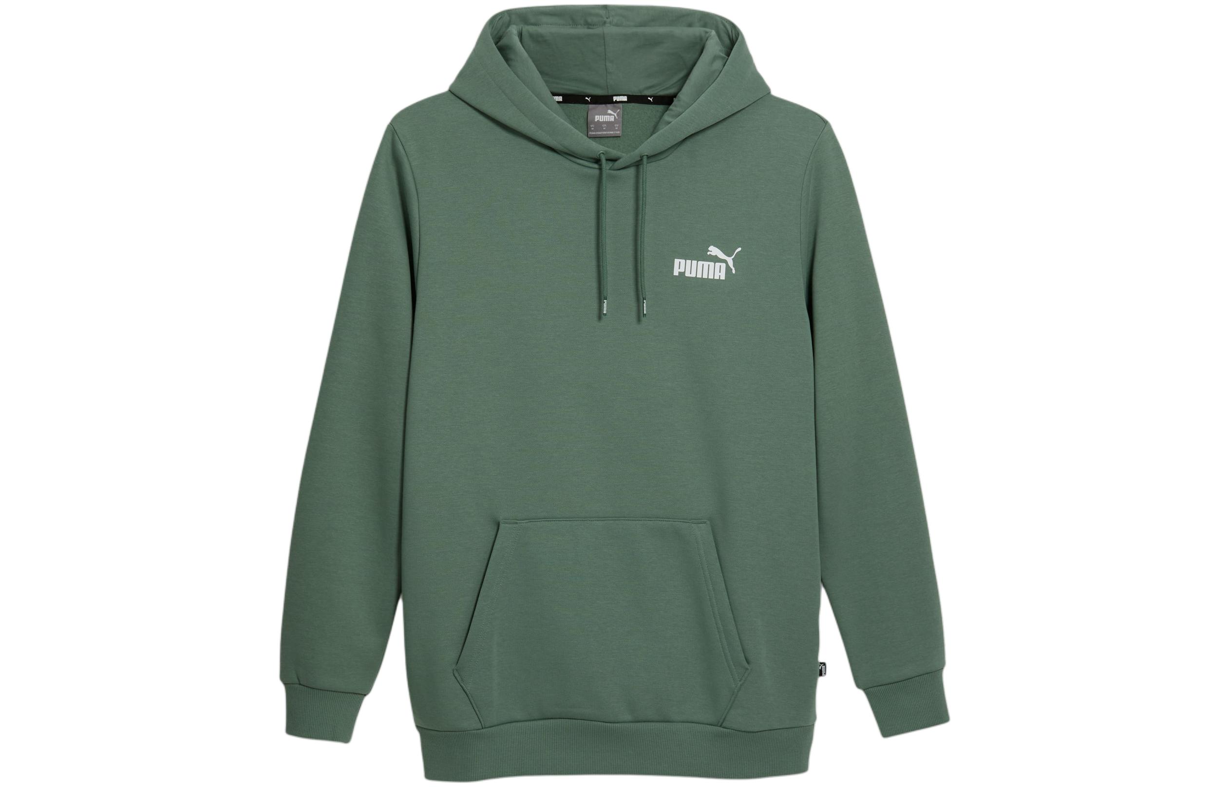 Puma Essentials Logo Eucalyptus Hoodie Casual Pullover Long Sleeve 678057-44