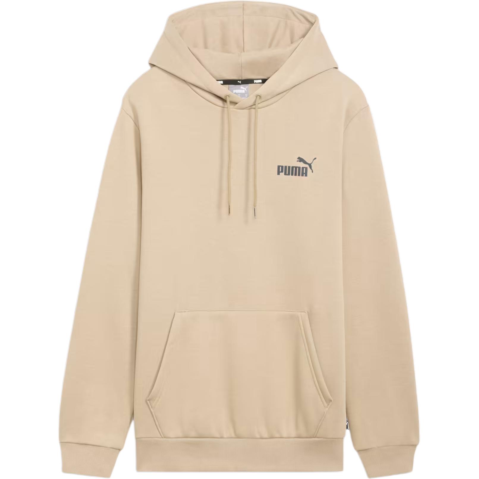 Puma Essentials Logo Hoodie Casual Oak Color Pullover Sweatshirt 678057-67