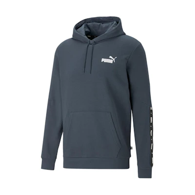 Puma Essentials Logo Print Drawstring Hoodie - Mist Blue 847385-16