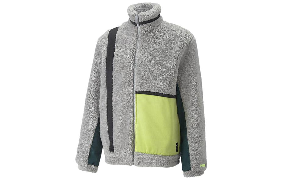 Puma Essentials Retro Track Jacket with Embroidered Logo and Stand Collar 536131-02