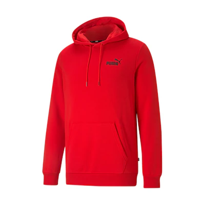 Puma Essentials Small Logo Hoodie Red Casual Long Sleeve Pullover 586690-11