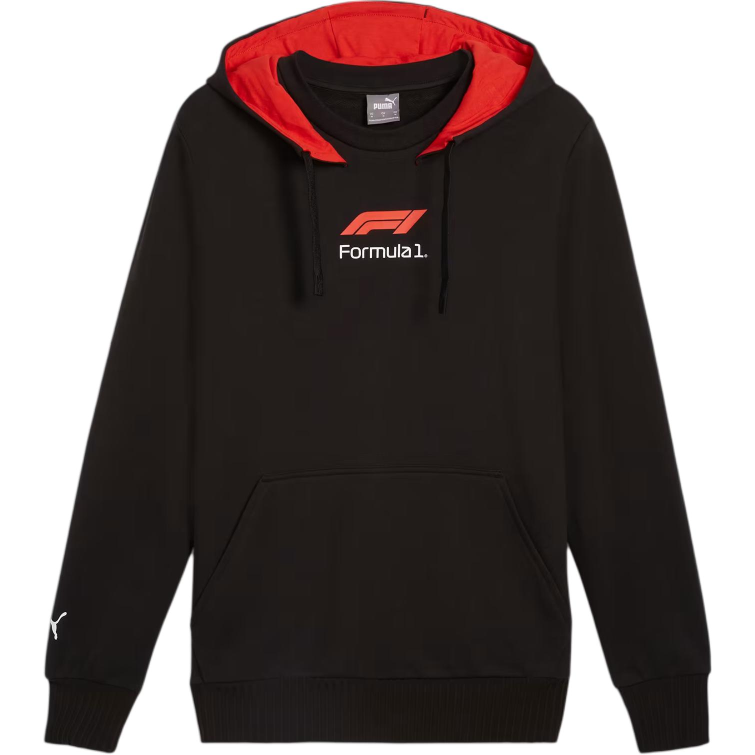 Puma Essentials SS24 F1 Series Black Comfortable Stylish Hoodie 626419-01