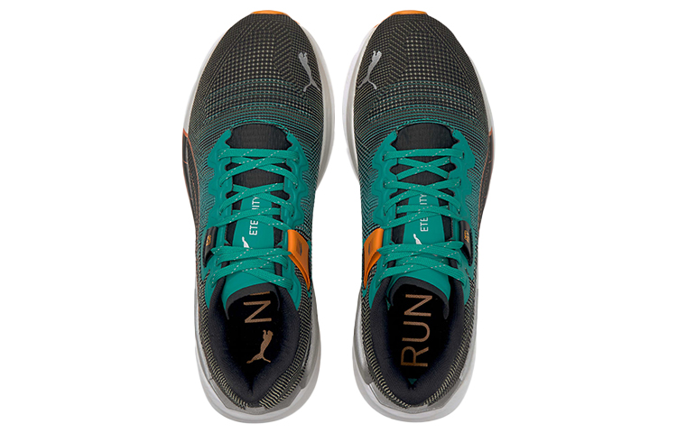 Lookbook プーマ エタニティー ニトロ WTR 緑オレンジ 195342-01