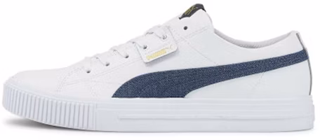 Puma Ever Fs Denim Casual Skateboarding Shoes Unisex White Blue 387279-01 Puma Ever Fs Denim Casual Skateboarding Shoes Unisex White Blue 387279-01