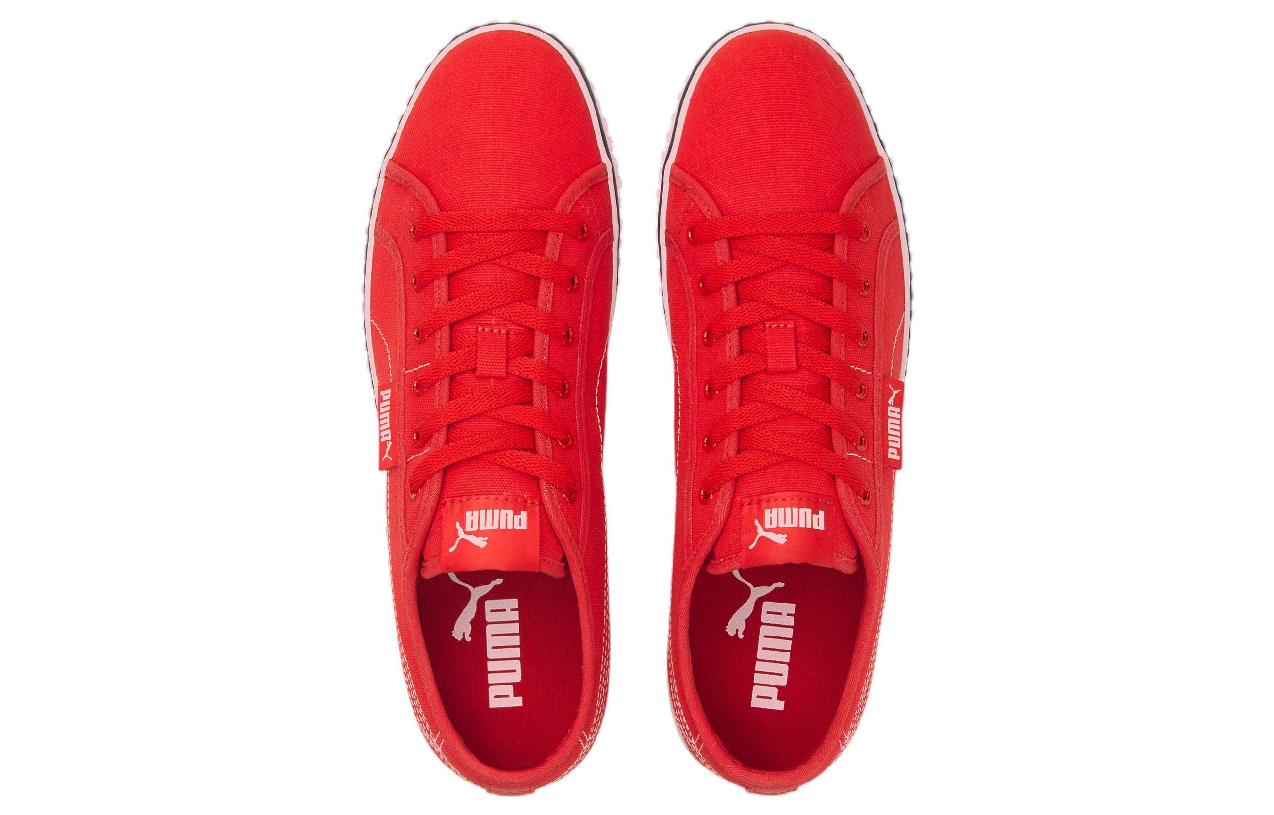 Lookbook Puma Ever LoPro Cv Casual Skateboarding Shoes Unisex Red White 383030-03