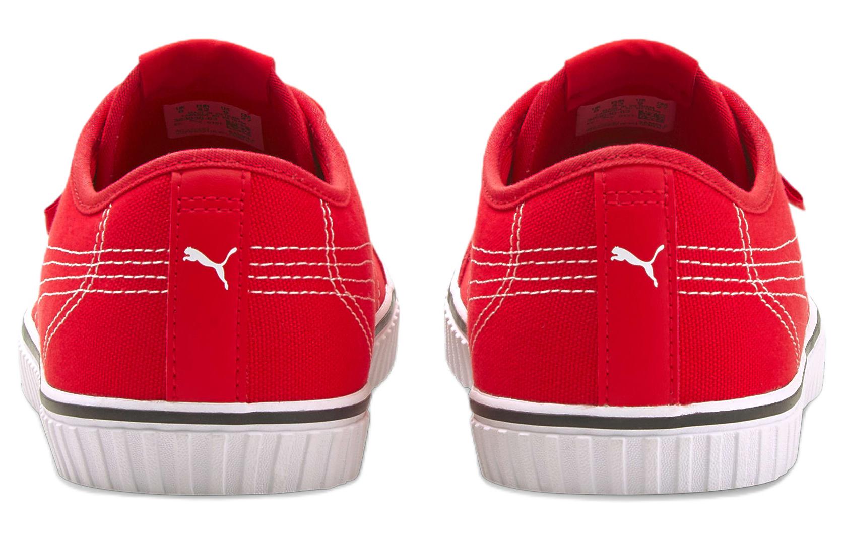 Shop Puma Ever LoPro Cv Casual Skateboarding Shoes Unisex Red White 383030-03