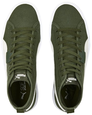 PUMA Ever Mid 防滑耐磨 中筒 板鞋 男女同款 綠白 Order PUMA Ever Mid 防滑耐磨 中筒 板鞋 男女同款 綠白