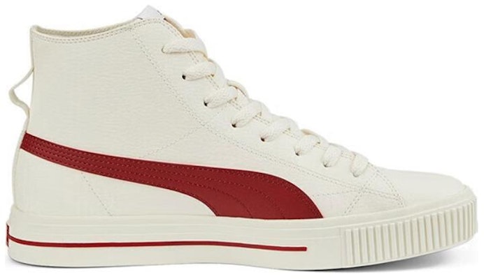 PUMA Ever Mid Sl 防滑耐磨輕便 中筒 板鞋 男女款 米白紅 Order PUMA Ever Mid Sl 防滑耐磨輕便 中筒 板鞋 男女款 米白紅