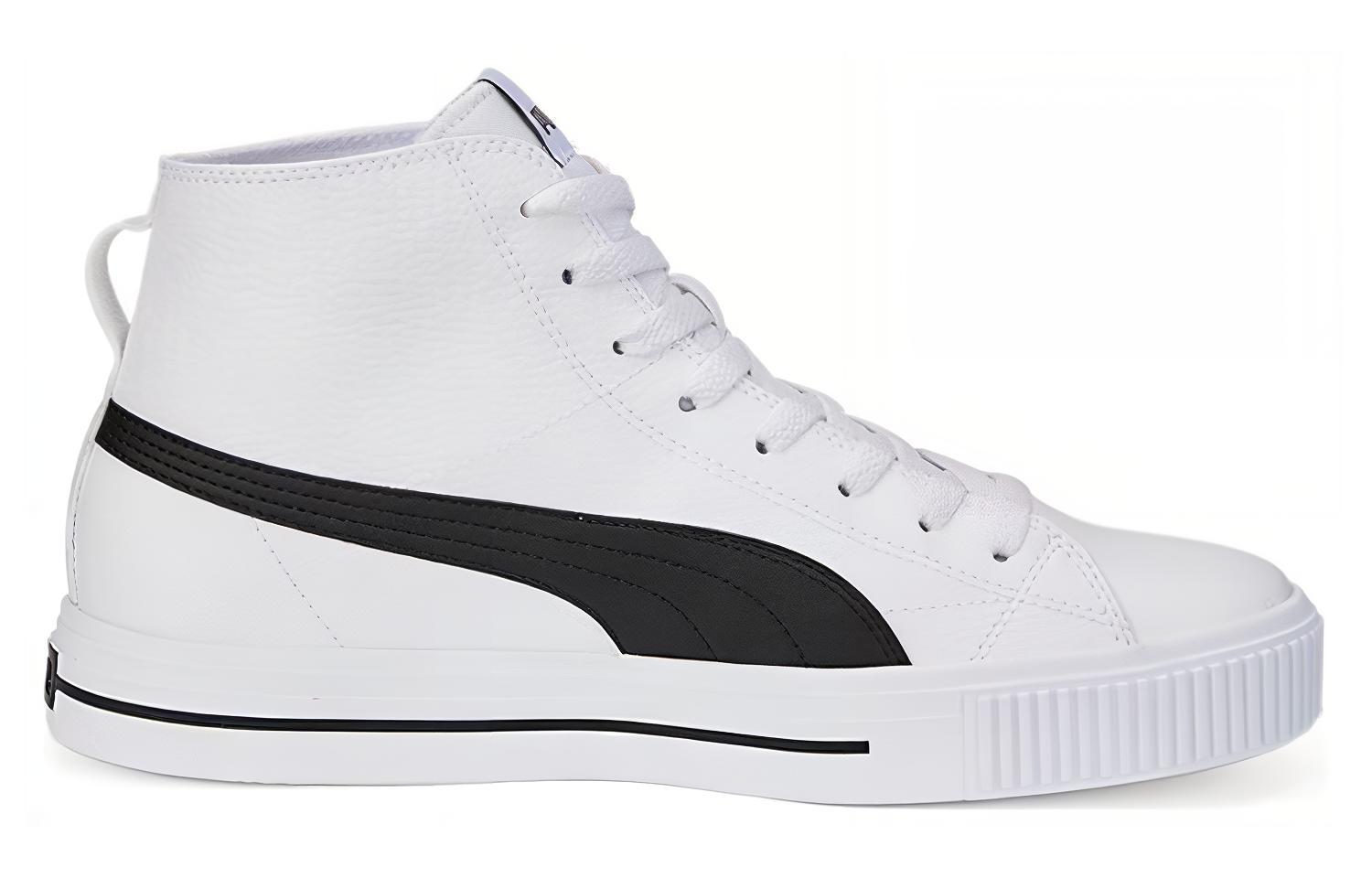 Order PUMA Ever Mid Sl 防滑耐磨輕便 中筒 板鞋 男女同款 白黑
