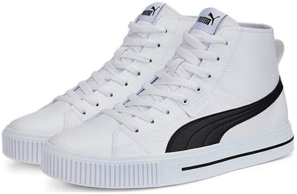 彪马 Ever Mid SL '白黑' 运动鞋 387612-02 Lookbook 彪马 Ever Mid SL '白黑' 运动鞋 387612-02