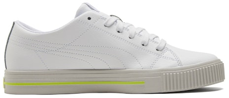 Sepatu Skate Kasual Puma Ever Low Top Unisex Putih Kuning Abu-abu 383029-04 Order Sepatu Skate Kasual Puma Ever Low Top Unisex Putih Kuning Abu-abu 383029-04