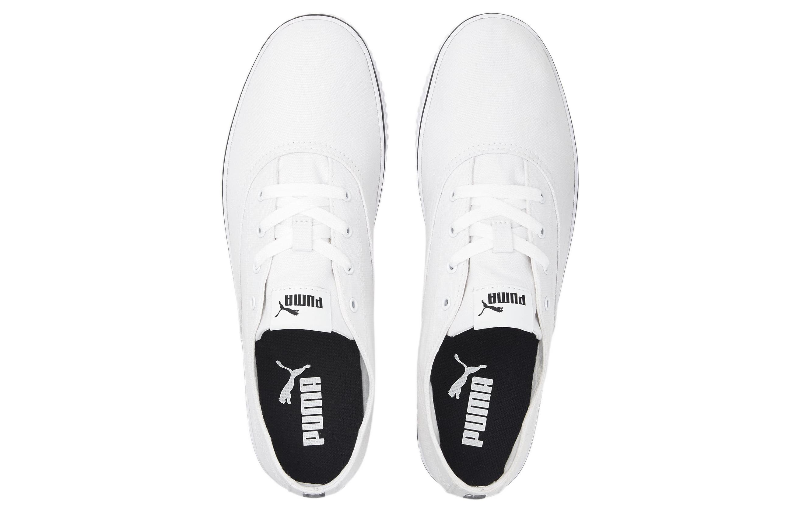 Lookbook Puma Ever Tekkie Chaussures Skateboard Décontractées Unisexes Blanches 383032-01