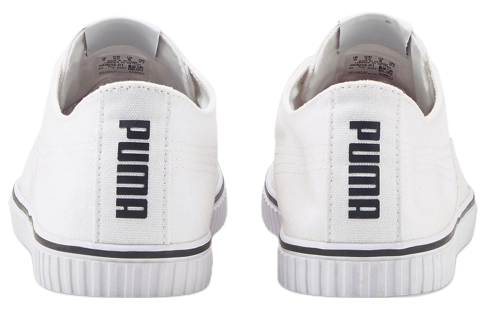 Shop Puma Ever Tekkie Chaussures Skateboard Décontractées Unisexes Blanches 383032-01