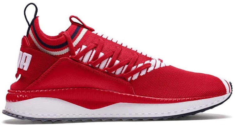 Puma Evolution Tsugi Jun Sport Stripes 'Red White' 367519-03 Order Puma Evolution Tsugi Jun Sport Stripes 'Red White' 367519-03