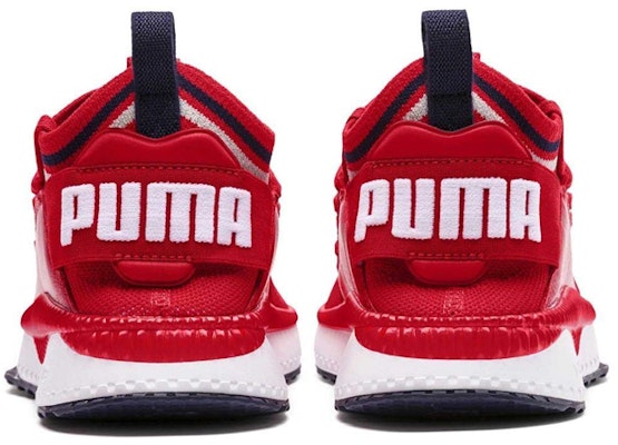 Puma Evolution Tsugi Jun Sport Stripes 'Red White' 367519-03 Shop Puma Evolution Tsugi Jun Sport Stripes 'Red White' 367519-03