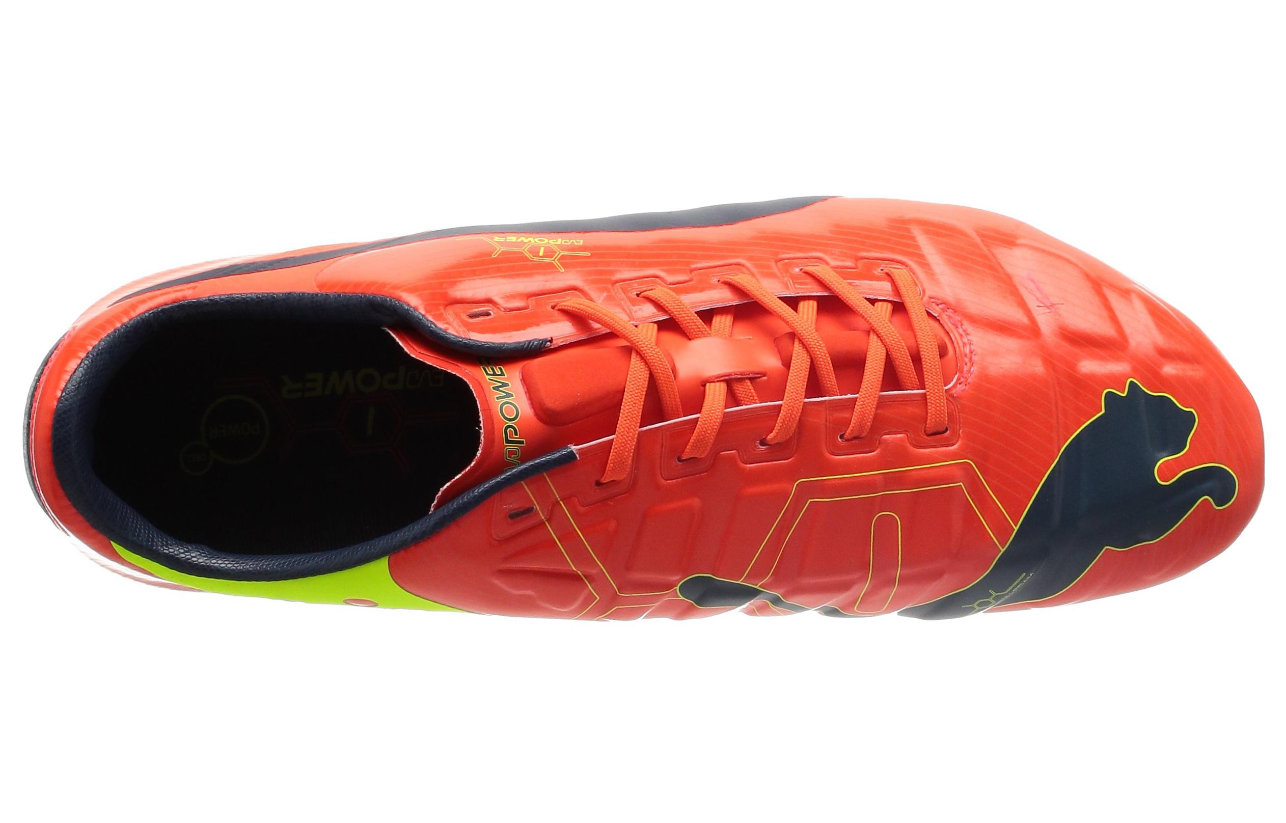 Shop Puma EvoPower 1 FG Merah Hitam Sepatu Bola 102942-01