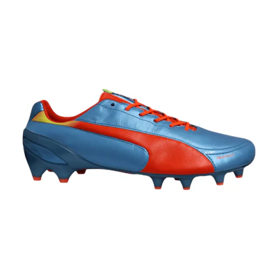 Puma EvoSpeed 1.2 Leather FG 'Sharks Blue Fluorescent Peach'
