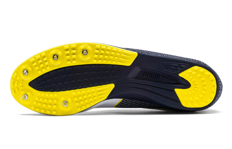 Purchase PUMA Evospeed Distance 8 低筒 跑步鞋 男款 白黃 田徑場地 釘鞋 運動