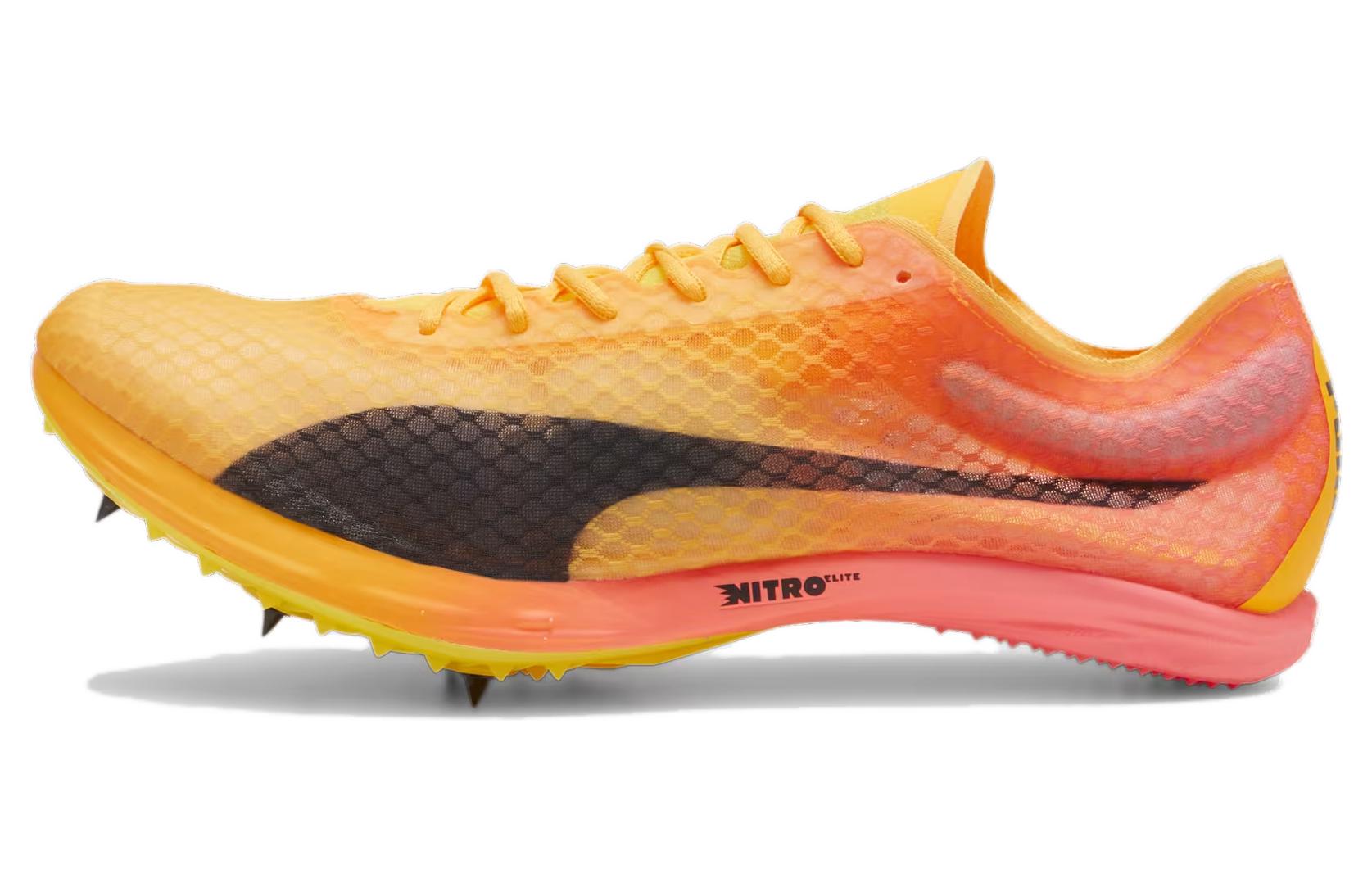 Puma EvoSPEED Distance Nitro Elite+ 4 Cleats 'Orange Black' 380000-01