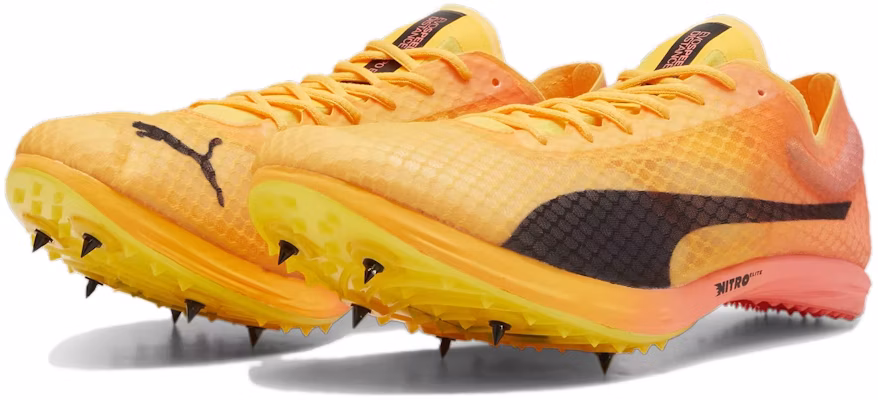 Puma EvoSPEED Distance NITRO Elite+ 4 Cleats 'Orange Black' 380000-01 Lookbook Puma EvoSPEED Distance NITRO Elite+ 4 Cleats 'Orange Black' 380000-01