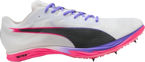Puma evoSPEED Nitro Elite 3 Mid Distance 'White Fluro Pink' 312637-01 Puma evoSPEED Nitro Elite 3 Mid Distance 'White Fluro Pink' 312637-01
