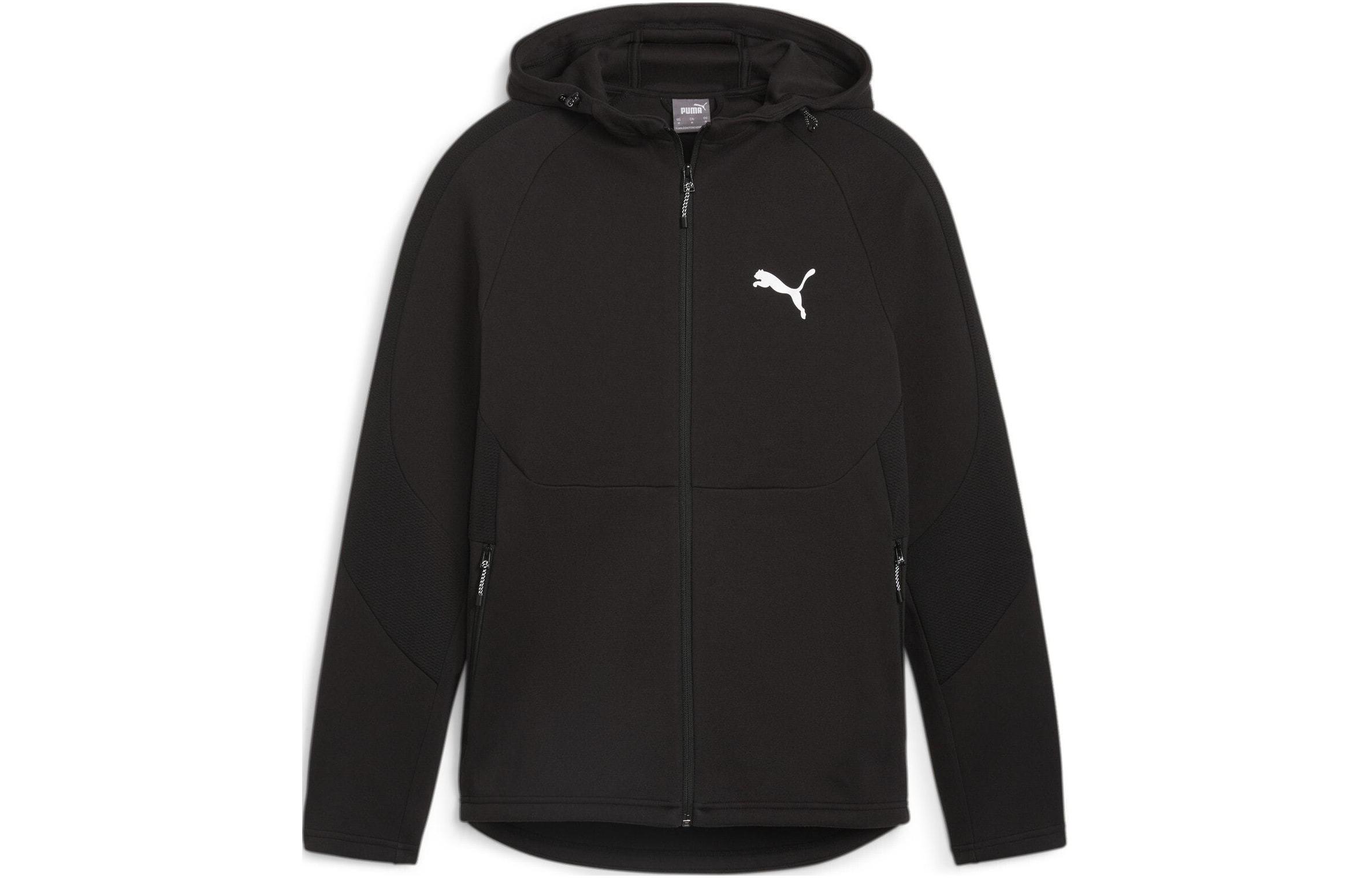 Puma Evostripe Black Hoodie Jacket Casual Wear 681184-01